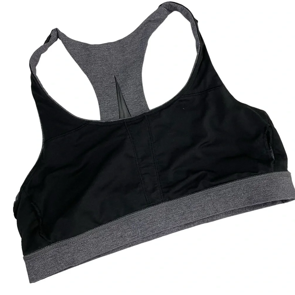 lululemon athletica Invigorate Bra Heathered Black Sz 8 - Picture 11 of 12
